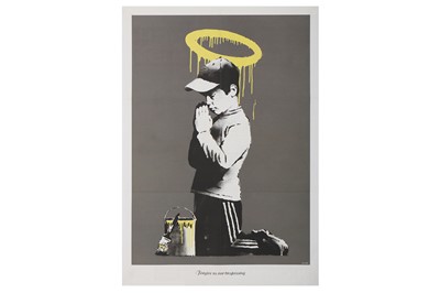 Lot 42 - Banksy (British, b.1974), 'Forgive Us Our Trespassing'