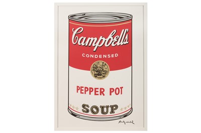 Lot 405 - Andy Warhol (American, b.1923), 'Campbell’s Soup - Pepper Pot'