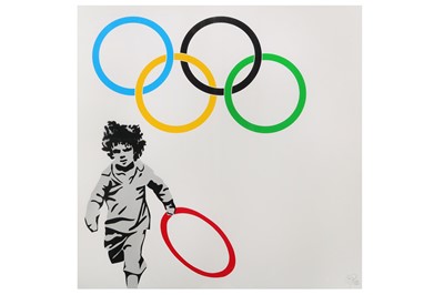 Lot 246 - Pure Evil (British, b.1968), 'New Logo for the Favela Looting Team'