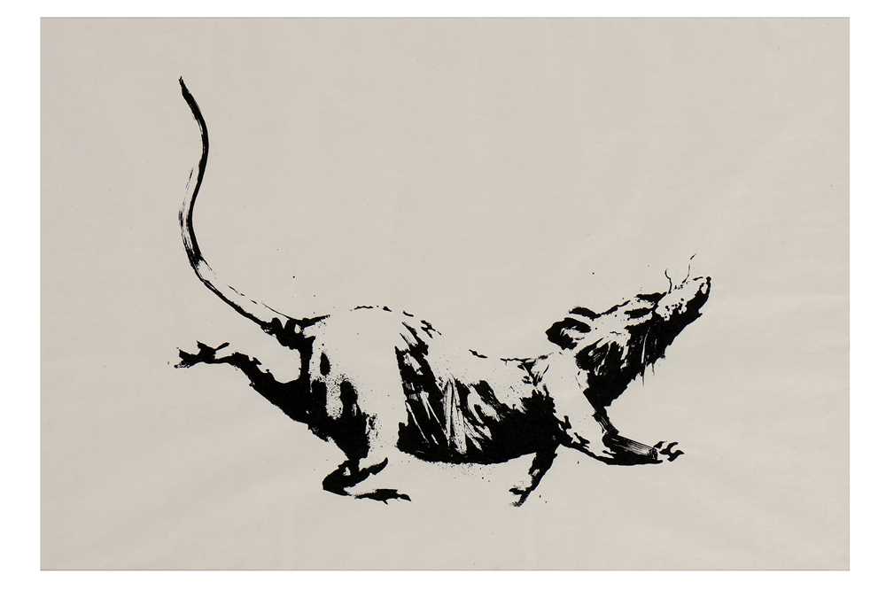 Lot 43 - Banksy (British, b.1974), 'GDP Rat'