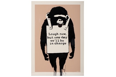 Lot 1 - Banksy WCP, 'Laugh Now'