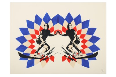 Lot 103 - Agent Provocateur (British), 'Red White Blue Double Dude'