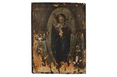 Lot 189 - A 19th century Orthodox
icon of the Madonna