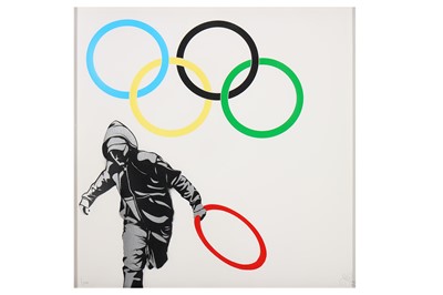Lot 50 - Pure Evil (British b.1968), 'New Logo For The Hackney Looting Team'