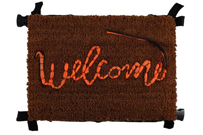 Lot 69 - Banksy x Love Welcomes, 'Welcome Mat'