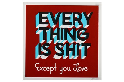 Lot 321 - Stephen Powers (American b.1968), 'Everything Is Shit Except You Love'