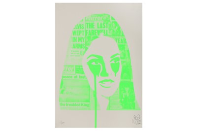 Lot 125 - Pure Evil (British, b.1968), 'Elvis Presley's Nightmare (Green)'