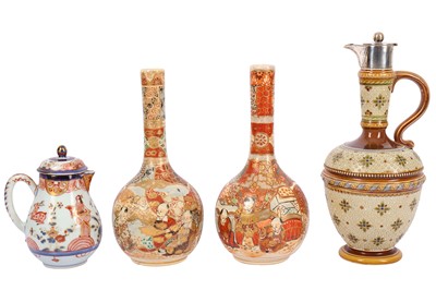 Lot 180 - A late 19th Century German Mettlach stoneware jug