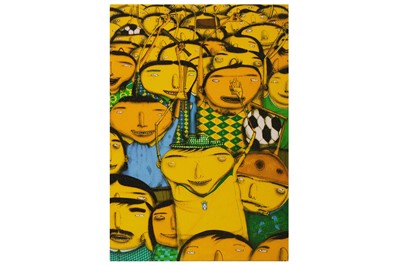 Lot 166 - Os Gemeos (Brazilian, b.1974), 'Nos Somos Penta!'