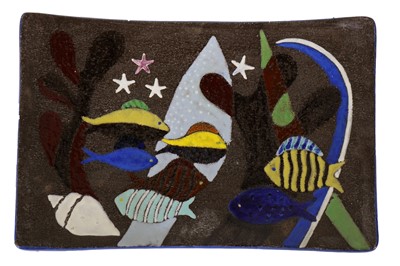 Lot 97 - A 20th Century Swedish Upsala Ekeby charger