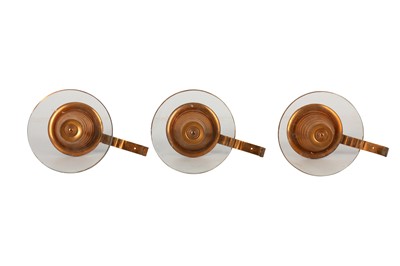 Lot 104 - A set of three Italian mid century coat hooks
