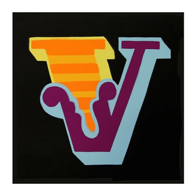 Lot 88 - Ben Eine (British, b.1970), 'V'