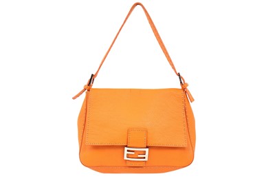 Lot 149 - Fendi Orange Selleria Mama Baguette Bag