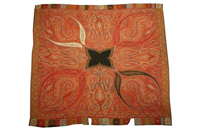 Lot 356 - A KASHMIRI SHAWL
