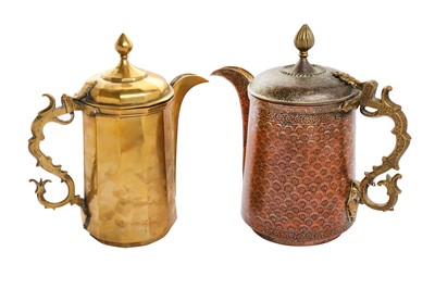 Lot 318 - TWO LARGE SPOUTED EWERS