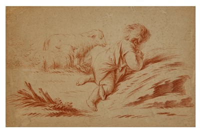 Lot 6 - ATTRIBUTED TO JEAN BAPTISTE HUET (PARIS 1745 - 1811), AFTER FRANCOIS BOUCHER (PARIS 1703 - 1770)