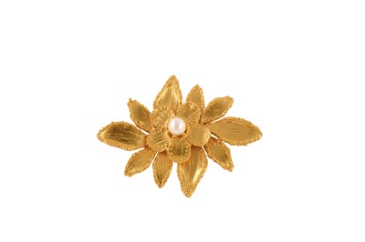 Lot 78 - YSL Layered Flower Brooch