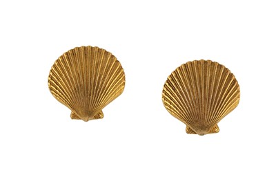 Lot 82 - YSL Shell Clip On Earrings