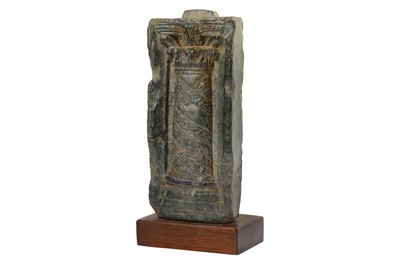 Lot 161 - A RECTANGULAR RELIEF CARVING WITH A CORINTHIAN COLUMN