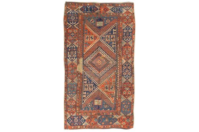 Lot 6 - AN ANTIQUE BERGAMA LARGE RUG, TURKEY