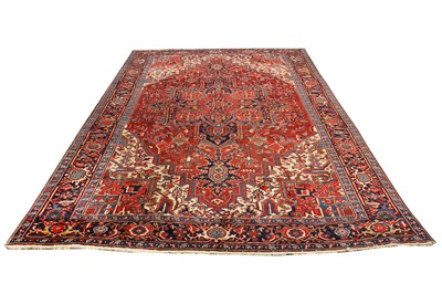 Lot 37 - FINE HERIZ CARPET, NORTH-WEST PERSIA