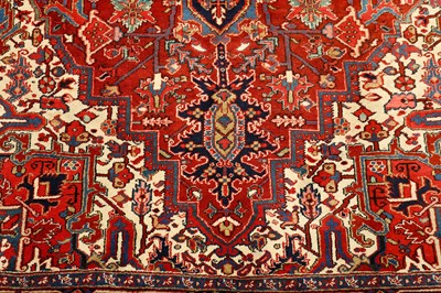 Lot 37 - FINE HERIZ CARPET, NORTH-WEST PERSIA