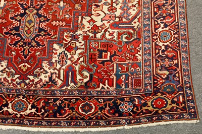 Lot 37 - FINE HERIZ CARPET, NORTH-WEST PERSIA