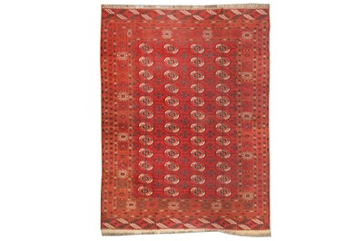Lot 51 - AN AFGHAN CARPET
