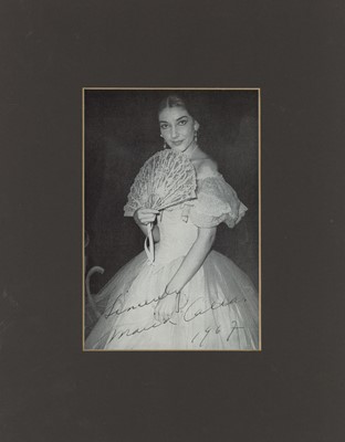 Lot 196 - Callas (Maria)