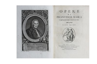 Lot 16 - Cavazzoni Zanotti (Francesco Maria)