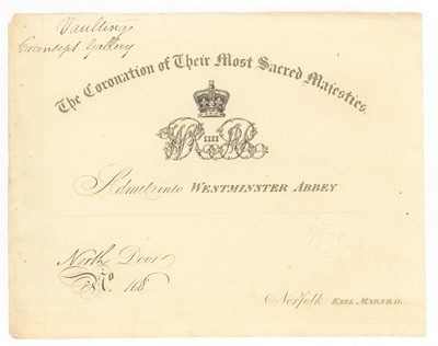 Lot 344 - William IV, King of England