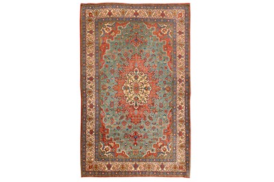 Lot 35 - A FINE QUM RUG, CENTRAL PERSIA