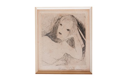 Lot 459 - Laurencin (Marie) Woman leaning in a headscarf