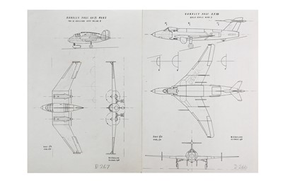 Lot 1563 - Aviation. Doylend (W.O.) Collection of Original Aircraft Drawings.