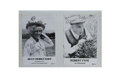Lot 58 - Photograph Collection.- Film, TV and Radio Celebrities