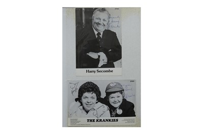 Lot 58 - Photograph Collection.- Film, TV and Radio Celebrities
