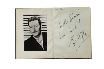 Lot 17 - Autograph Album.- Incl. Charlie Chaplin