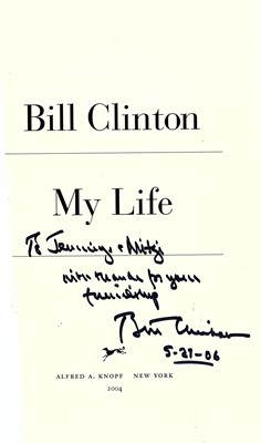 Lot 257 - Clinton (Bill)