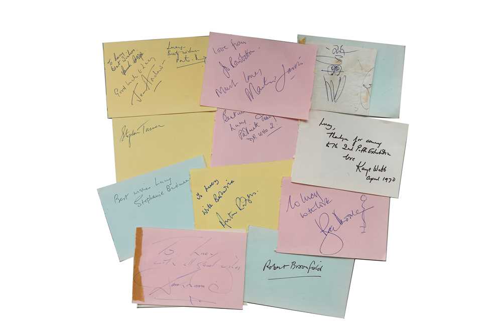 Lot 34 - Autograph Collection.- Incl. Roger Moore