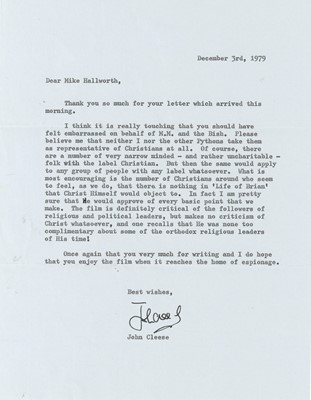 Lot 79 - Cleese (John)