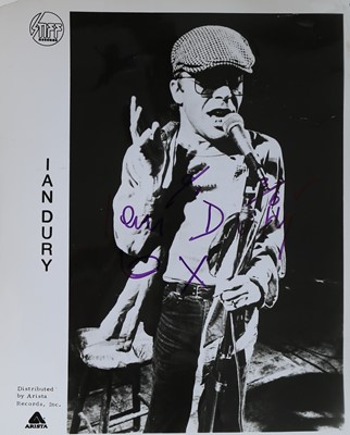 Lot 204 - Dury (Ian)