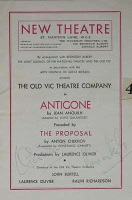 Lot 134 - Olivier (Laurence) & Vivien Leigh