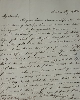 Lot 302 - Wellington (Arthur Wellesley, Duke of)- Owen Rees