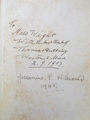 Lot 223 - Rutling (Thomas) "Tom" An Autobiography