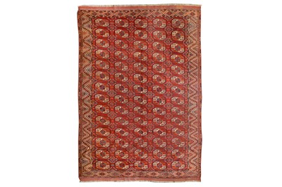 Lot 47 - AN ANTIQUE KIZILAYAK CARPET, TURKMENISTAN