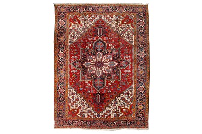 Lot 53 - A HERIZ CARPET, NORTH-WEST PERSIA