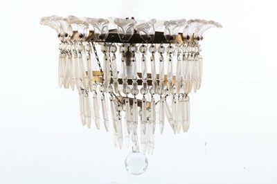 Lot 424 - An early 20th Century cascading chandelier