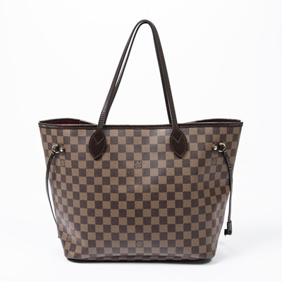 Lot 12 - Louis Vuitton Damier Ebene Neverfull MM