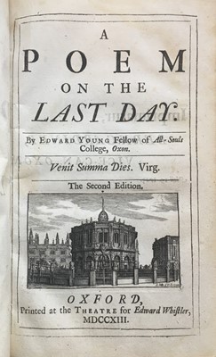 Lot 94 - Poems.- Young (Edward)