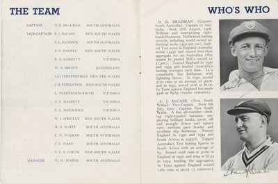 Lot 362 - Australian Cricket